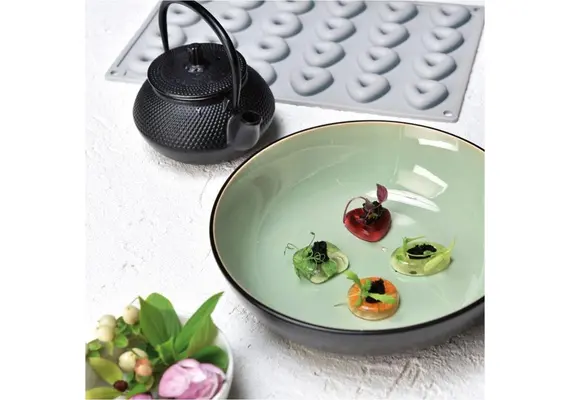 Αντικολλητικό καλούπι σιλικόνης GOURMET, 30x17.5cm, 24 x Ovosquare, Pavoni GG020S