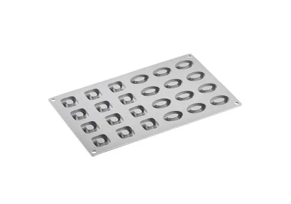 Αντικολλητικό καλούπι σιλικόνης GOURMET, 30x17.5cm, 24 x Ovosquare, Pavoni GG020S