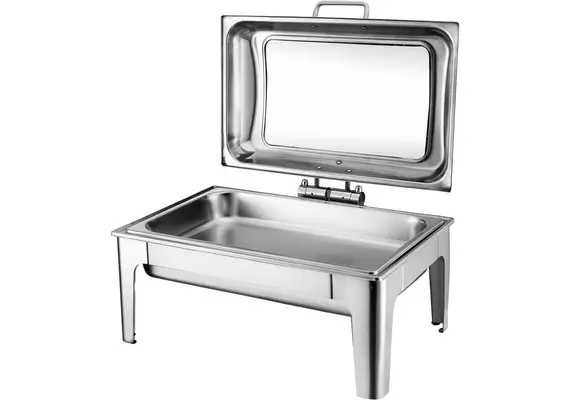 Μπαιν Μαρί 56x36cm υδραυλικό με 1 δοχείο GN1/1 (6,5cm), INOX, Unique Buffet UB-7801-1