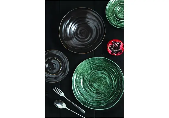 Πιάτο πορσελάνης ρηχό, φ28xΥ3cm, Σειρά Material Green, Tognana (τιμή για 4 τεμάχια) OC000285578