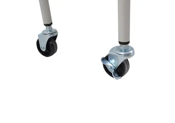 ΚΡΕΜΑΣΤΡΑ ΤΡΟΧΗΛΑΤΗ ΜΕΤΑΛΛΙΚΗ ΜΠΕΖ ΜΑΤ ΜΕ 2 ΡΑΦΙΑ 67x30x159εκ. ANKOR 817597