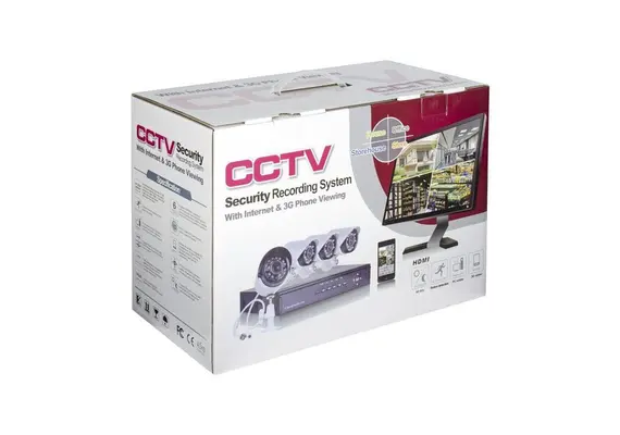 KIT4-VKL50-XM20E Πλήρες σετ καταγραφικού-καμερών με 4 κάμερες