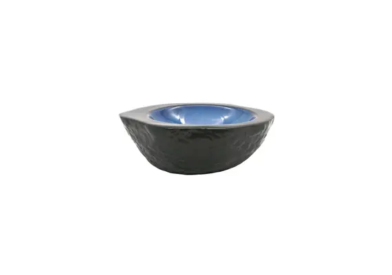 Μπωλ πορσελάνης, οβάλ 24.5x20.5cm (εσωτ. Φ16.5cm), Σειρά Madeira, Μπλε, Feng (τιμή για 2 τεμάχια) H10278-N147