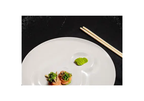 Πιάτο Gourmet πορσελάνης, φ32cm, Σειρά Selecta, Feng (τιμή για 3 τεμάχια) H8831