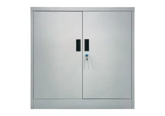 Z.E6000,1 ΝΤΟΥΛΑΠΙ με 1 Ράφι Μεταλλικό Γκρι 90x40x90cm