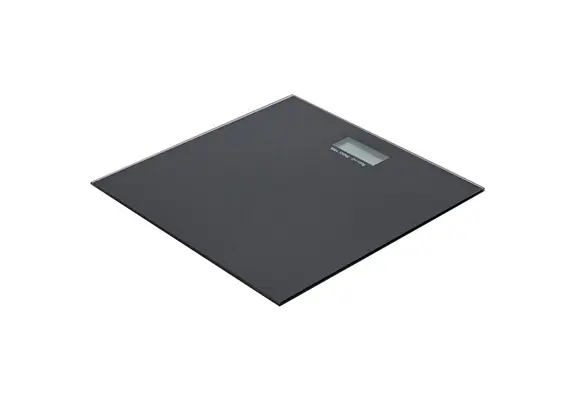 Ζυγαρια Μπανιου ψηφιακή, έως 150kg, μαύρη, 28x28x2cm, ESTIA ES/02-8819