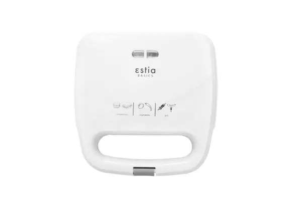 Τοστιέρα Gusto White 750W, ESTIA ES/06-11154