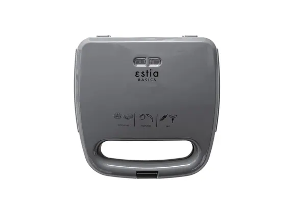 Τοστιέρα Aroma Grey 750W, ESTIA ES/06-10010