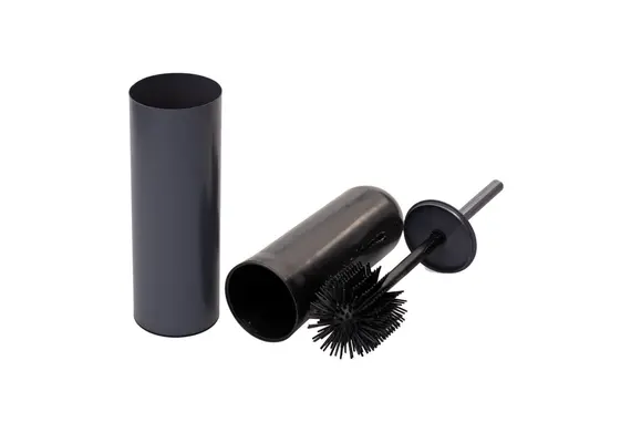 Πιγκαλ Dita INOX 18/10 (0.5mm), φ9xΥ39cm, γκρι, με βουρτσάκι σιλικόνης, ESTIA ES/02-7508