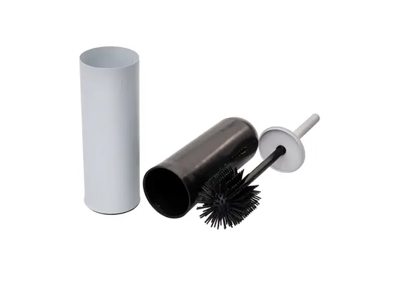 ​​Πιγκαλ Dita INOX 18/10 (0.5mm), φ9xΥ39cm, λευκο, με βουρτσάκι σιλικόνης, ESTIA ES/02-7492