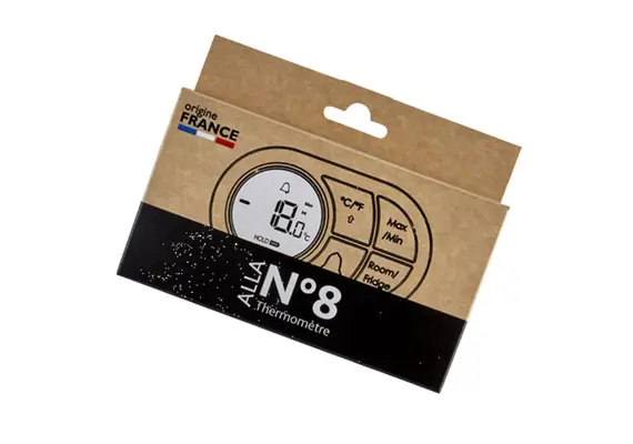 Θερμόμετρο Ψηφιακό Ψυγείου, με καλώδιο IP67 100cm, HACCP, -50 έως 70°C, Alla France 91000AF008
