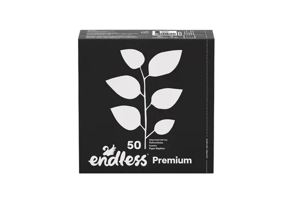 Πακέτο 50 Χαρτοπετσέτες Πολυτελείας 33x33 2φυλλες, μαύρες, (τιμή για 4 πακέτα) ENDLESS 1100330037 Πακέτο 50 Χαρτοπετσέτες Πολυτελείας 33x33 2φυλλες, μαύρες, (τιμή για 4 πακέτα) ENDLESS 1100330037