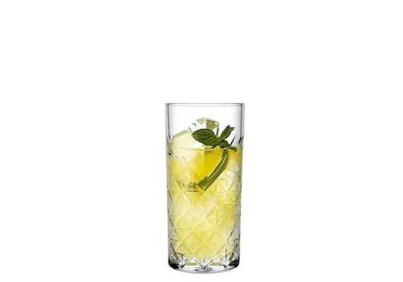 Γυάλινο Ποτήρι Σκαλιστό Ψηλό, 29.5cl, φ6.7x14.3cm, TIMELESS, PASABAHCE (τιμή για 12 τεμάχια) TIMELESS-HB/30CL
