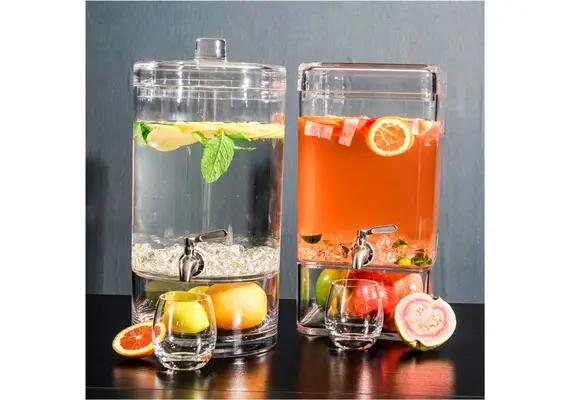 Διανεμητής Χυμού PC με βρυσάκι, 6.4Lt, φ20.6xΥ40.9cm, 2.719kgr, MELO.GZ1003-6400A