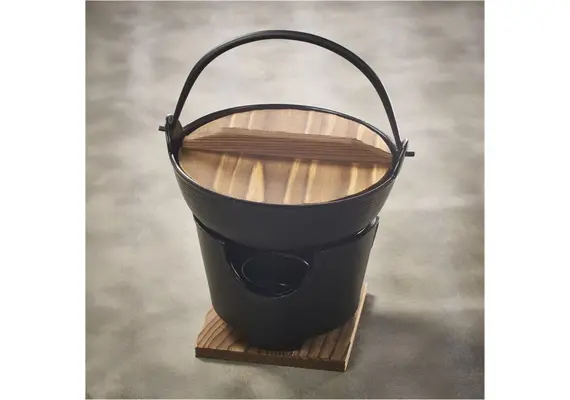 Δοχείο Shabu-Shabu φ17cm, με επιτραπέζια εστία, made in Japan NISKAND26-28F