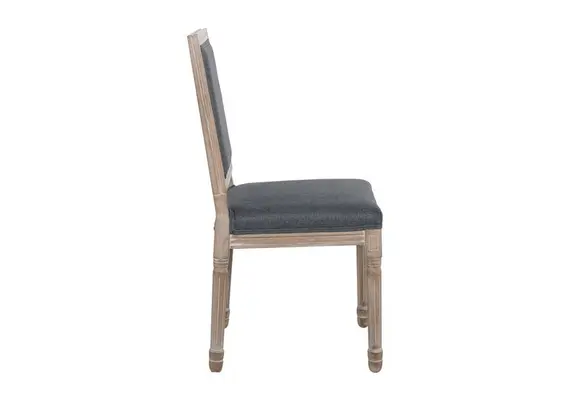 (MinQty) Z.E755,2 JAMESON Square Καρέκλα Decape /Ύφασμα Γκρι 51x55x100cm (Τιμή για 2 τεμάχια)