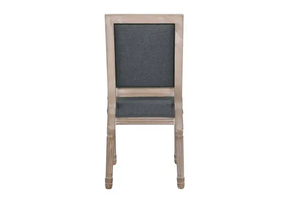 (MinQty) Z.E755,2 JAMESON Square Καρέκλα Decape /Ύφασμα Γκρι 51x55x100cm (Τιμή για 2 τεμάχια)