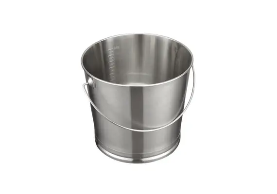Ανοξείδωτος κουβάς / μεζούρα, SS201, 14Lt, φ30xΥ30cm, με ενισχυμένη βάση BKT3014 Ανοξείδωτος κουβάς / μεζούρα, SS201, 14Lt, φ30xΥ30cm, με ενισχυμένη βάση BKT3014
