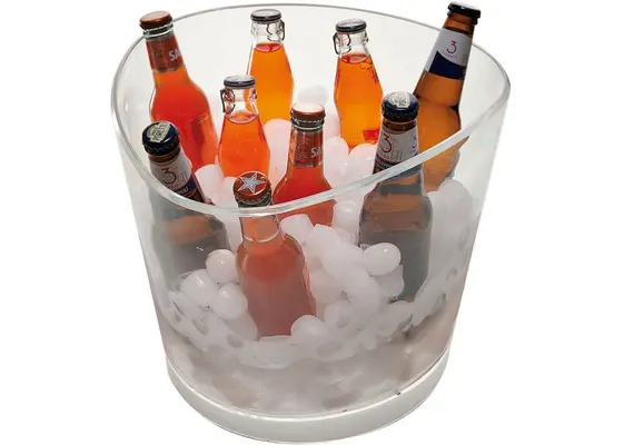 Σαμπανιέρα SMMA, πλαστική, φ32xΥ27cm, (τιμή για 4 τεμάχια) Διάφανη, GoldPlast 3583-21 Σαμπανιέρα SMMA, πλαστική, φ32xΥ27cm, (τιμή για 4 τεμάχια) Διάφανη, GoldPlast 3583-21