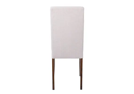 (MinQty) Z.E801,1 OPTIMAL Καρέκλα Green Walnut/Ύφασμα Μπεζ 44x60x93cm (Τιμή για 2 τεμάχια)