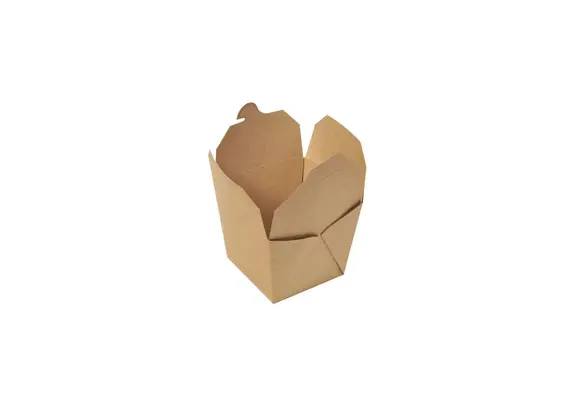 ​Χάρτινο κουτί Pasta, Kraft, 8.5x8.5x9cm, μιας χρήσης, ROIS Bros (τιμή για 40 τεμάχια) P011481/P007280