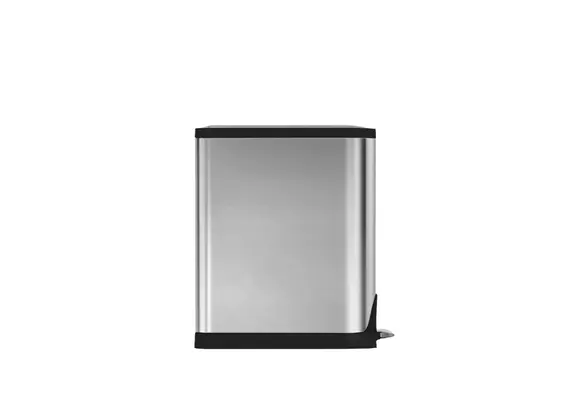 ​Κάδος απορριμάτων 20+20L, INOX με προστασία δαχτυλ. αποτ., με pedal, απαλό κλείσιμο CW2017