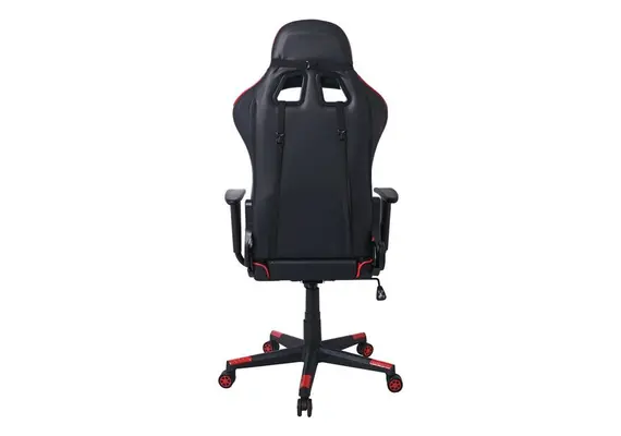Z.EO577 BF8050 Gaming Πολυθρόνα Γραφείου, Ανάκλιση Πλάτης έως 90°, Pu Μαύρο - Κόκκινο 70x67/134x125/135cm