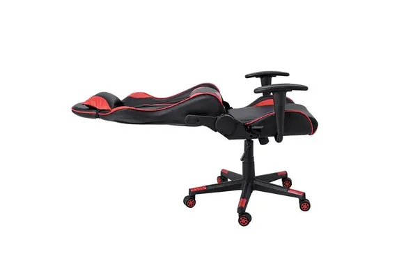 Z.EO577 BF8050 Gaming Πολυθρόνα Γραφείου, Ανάκλιση Πλάτης έως 90°, Pu Μαύρο - Κόκκινο 70x67/134x125/135cm