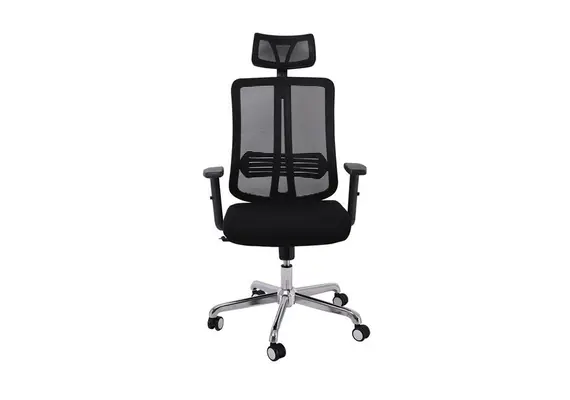 Z.EO543,1 BF9500 Πολυθρόνα Γραφείου Διευθυντή Mesh Μαύρο, 68x72x115/123cm Μπράτσα up-down