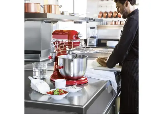 Mixer με κάδο, με INOX κάδο 6.9Lt, 375W, 1.3HP, 40 έως 200 RPM, κόκκινο, Kitchen Aid 5KSM7990XEER