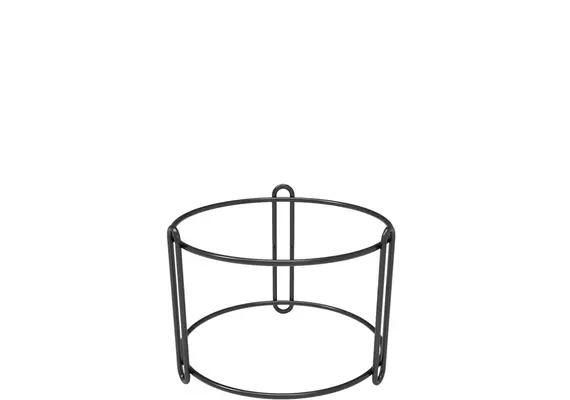 Squillo Μεταλλικό Buffet Riser για Στοιβαζόμενο Φ23x15h Μαύρο Ματ USR01-123-15