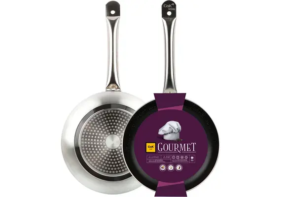 Αντικολλητικό τηγάνι βαθύ 28xΥ7cm, (3mm αλουμίνιο), Induction Cok Spain GOURMET-28
