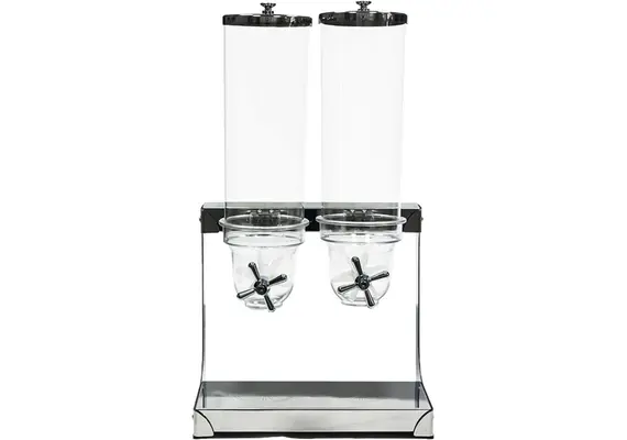 Διανεμητής Δημητριακών INOX, Διπλός 2x3.5Lt NV-07-070