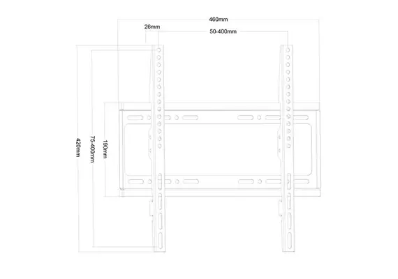 Βάση για επίπεδες οθόνες 32‘‘ έως 55΄΄ TVS22-44F