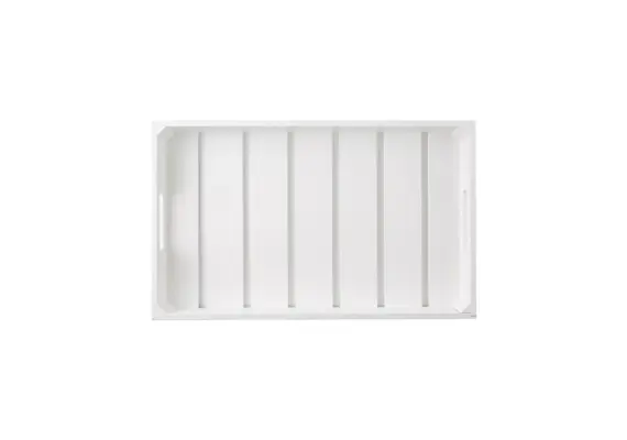 Κουτί Μπουφέ ξύλινο (ακακίας) με λαβές, GN1/1x7cm βάθος, άσπρο, TableCraft (TC) CRATE11W