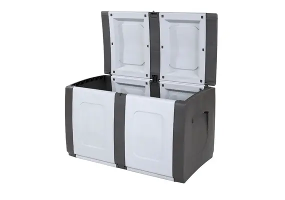 Μπαούλο Αποθήκευσης Εξωτερικού Χώρου Regular Πλαστικό 200lt Γκρι / Ανθρακί Μ94xΠ54xΥ57εκ.