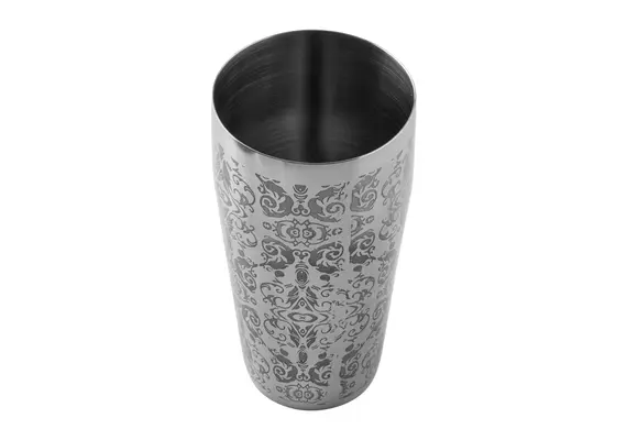 Boston Shaker, 28oz (830ml), με σχέδιο BLACK FLORAL, 9.5x17.5cm, TableCraft (TC) 10780