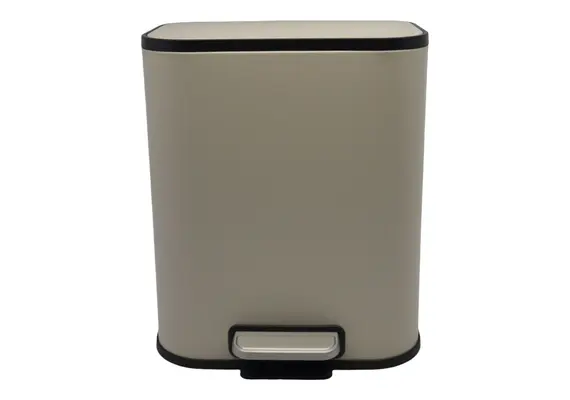 ΚΑΛΑΘΙ ΜΠΑΝΙΟΥ SOUL 5lt SOFT CLOSE ΜΕΤΑΛΛΙΚΟ TAUPE ΜΑΤ 19.4x24x29,1cm ANKOR 837588