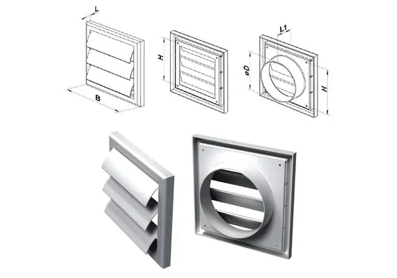 Καπάκι κλεισίματος πλαστικό Λευκό VENTS Β186 x Η142 x L15 x L1 45 x D125mm (τιμή για 4 τεμάχια) 590907.0020