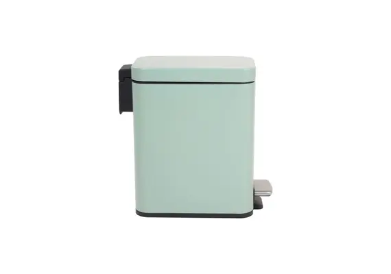 Κάδος με πεντάλ 5t, Soft Close, 29.2x14xΥ29.8cm, μεταλλικό σώμα, χρώμα παλ πράσινο ματ 982499-005PGRE