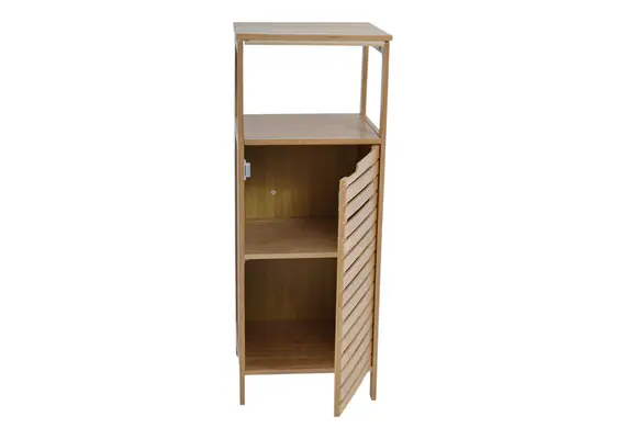 ΝΤΟΥΛΑΠΙ ΜΕ ΡΑΦΙΑ ΑΠΟ ΞΥΛΟ ΜΠΑΜΠOΥ 30x30x79εκ. ANKOR 846962
