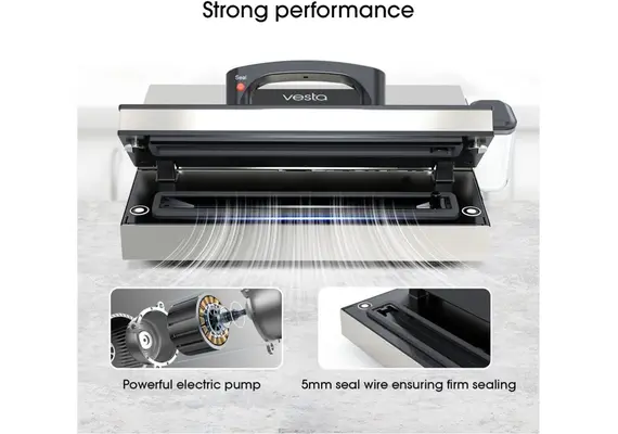 Συσκευή Vacuum, μπάρα 31cm (πλάτος 5mm), 550W, 54.1x26.2x14.2 Vesta USA. YJS780CFM-EU