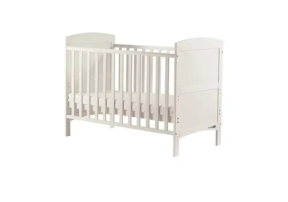 Κούνια / Κρεββάτι Ξύλινο, για στρώμα 60x120cm, Λευκό, Σειρά Lory, Free-On. FO.49157