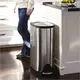 Κάδος απορριμάτων INOX 30L με pedal, απαλό κλείσιμο. 26,4x44,7x66cm Simple Human. 27970/ CW1824