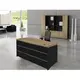 Z.EO915 PROJECT Γραφείο Sonoma/Γκρι 200x90x75cm