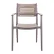 Z.E350,21 AKRON Πολυθρόνα PP Καφέ/Sand Beige 60x55x85cm