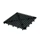 Bar Mat Συνδέσιμα, Τετράγωνα 33x33cm, Μαύρα, , Τhe Bars TPBLK