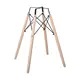 Z.E7085 ART Wood Βάση Τραπεζιού Φυσικό 54x54x70 / Eπιφάνειες 60-80cm
