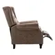 Z.E7119,1 CHESTER Relax Πολυθρόνα Μπερζέρα Σαλονιού, Καθιστικού Απόχρωση Antique Καφέ 78x85x104cm