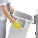 Κάδος 70Lt, με καπάκι & ρόδες φ10cm, γκρι, TTS Cleaning TTS.00005781